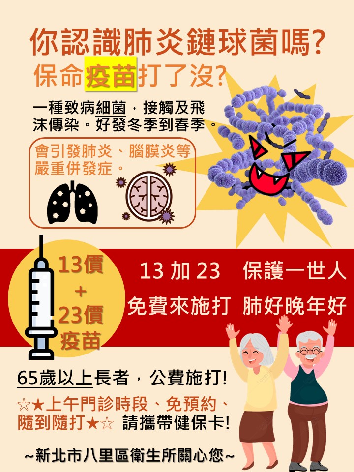 肺炎鍵球菌疫苗接種服務